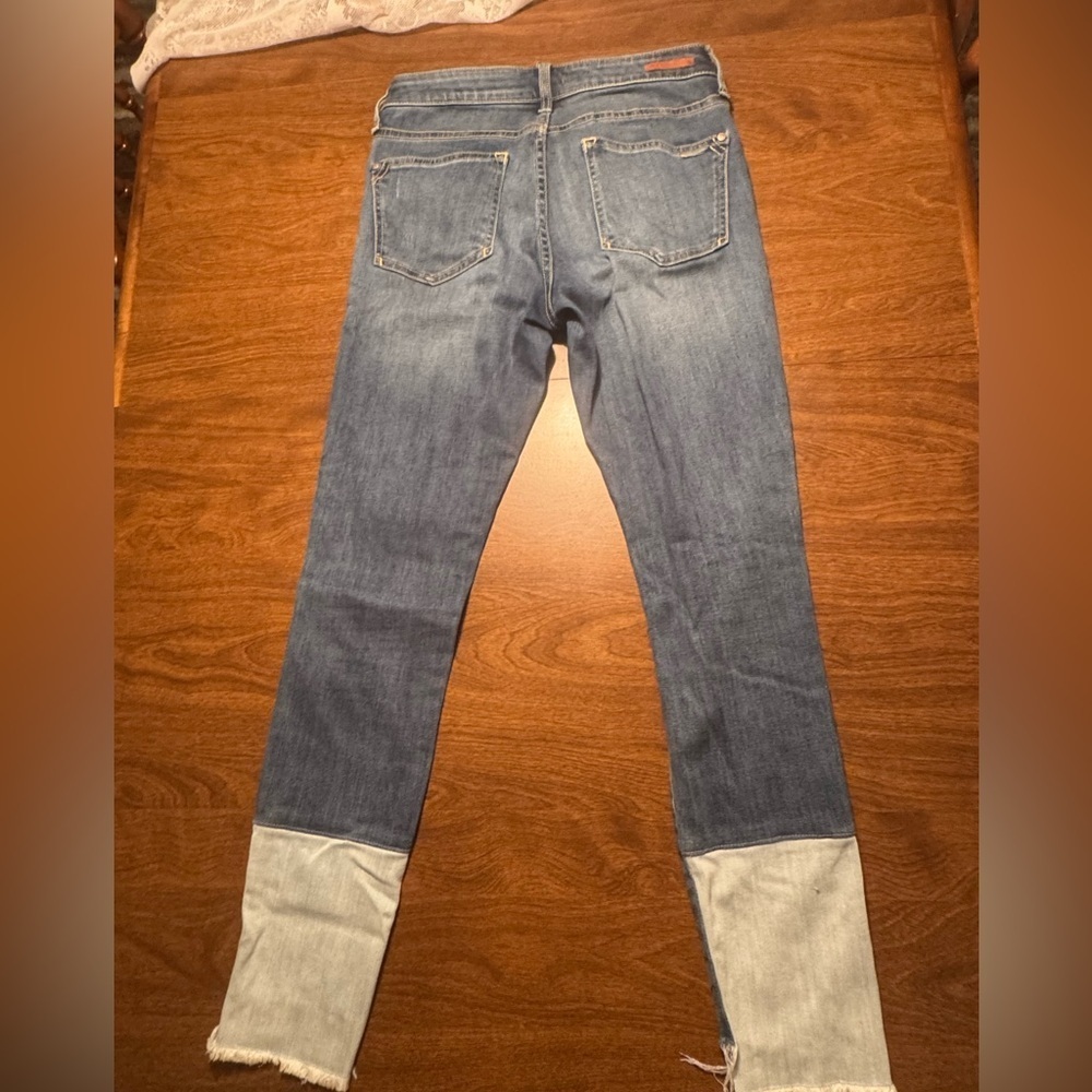 Pilcro and the letterpress Blue Skinny Jeans with light Accents, size 27 - Picture 5 of 7
